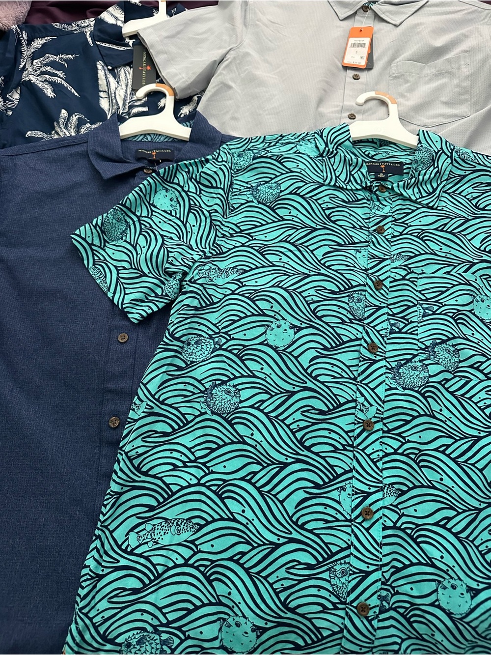 Margaritaville set of 4 Short-Sleeve Button-Down Shirt